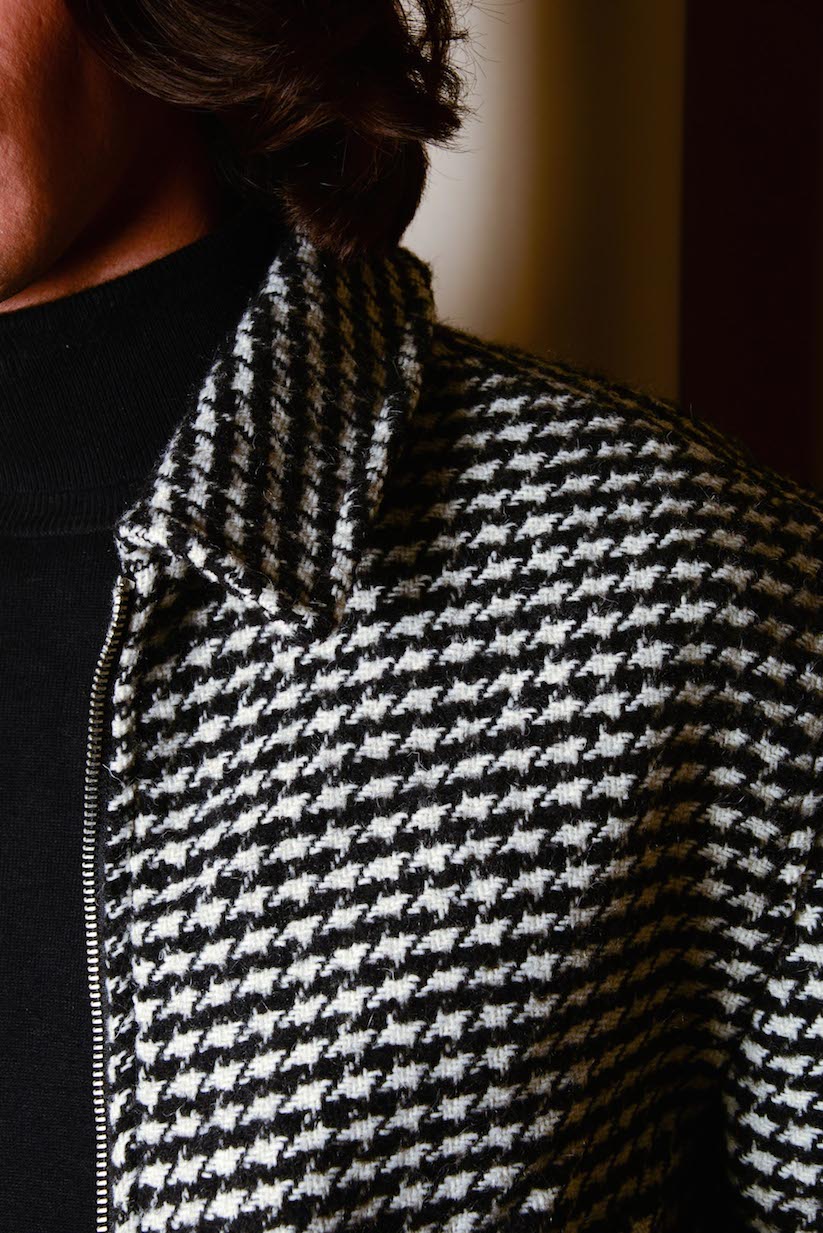 Houndstooth Wool Jacket